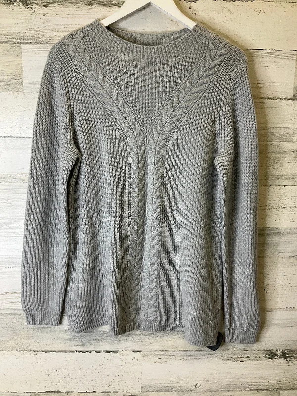 Midnight Madness Sweater By Talbots In Grey, Size: M
