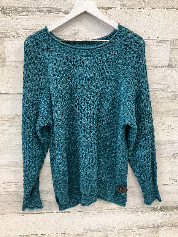 The Best Prices Sweater By Time And Tru In Teal, Size: Xl