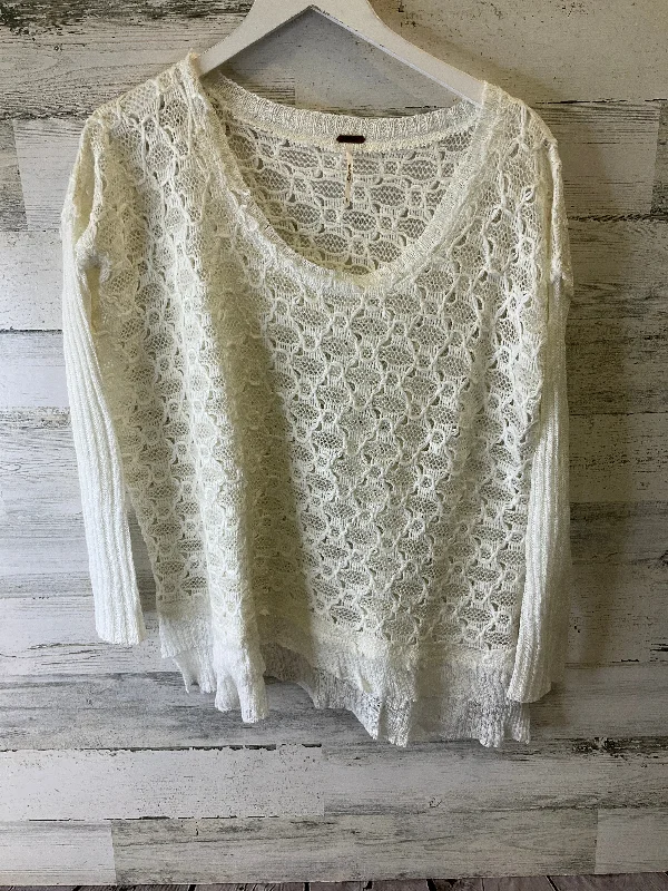 Don’t Miss Out Sweater By We The Free In Cream, Size: S
