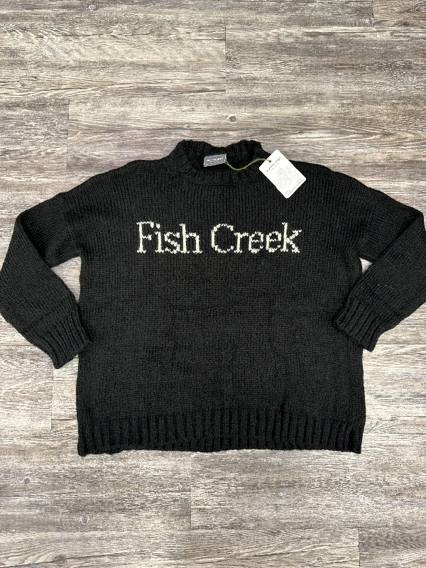 Weekend Deal Sweater By Wooden Ships In Black & White, Size: S