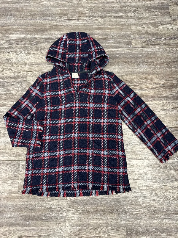 Savings Galore Sweater By Zyga In Plaid Pattern, Size: Xl
