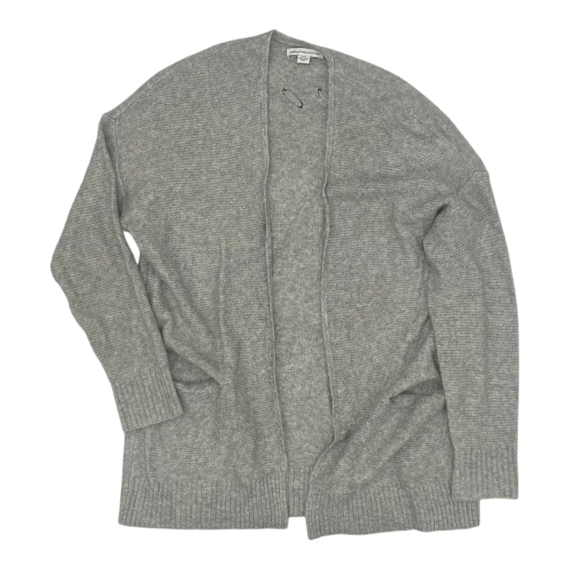 Incredible Offers Sweater Cardigan By American Eagle In Grey, Size:M