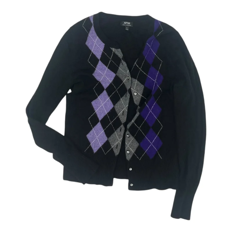 Deep Discounts Sweater Cardigan By Apt 9 In Black, Size:S