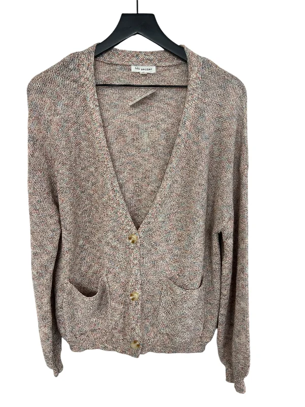 Super Sale Sweater Cardigan By Blu Pepper In Multi-colored, Size: M