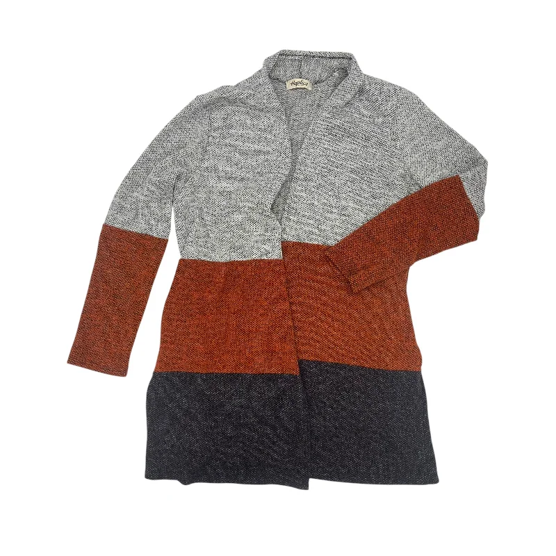 Hot Deal Sweater Cardigan By Haptics In Grey, Size:2X