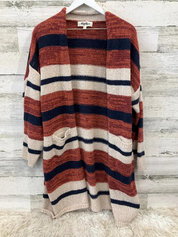 Discount Days Sweater Cardigan By Haptics In Orange, Size: L