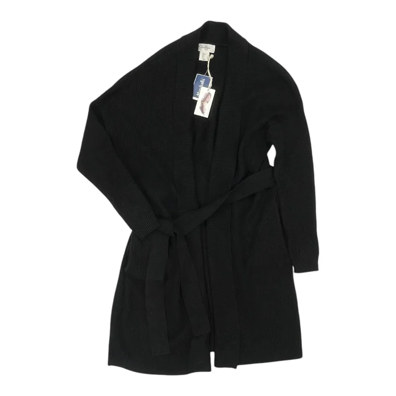 Inventory Reduction Sweater Cardigan By Jessica Simpson In Black, Size:L