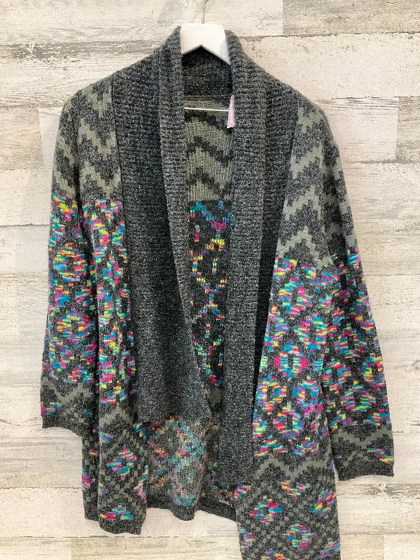 Epic Deals Sweater Cardigan By Love By Design In Grey, Size: L