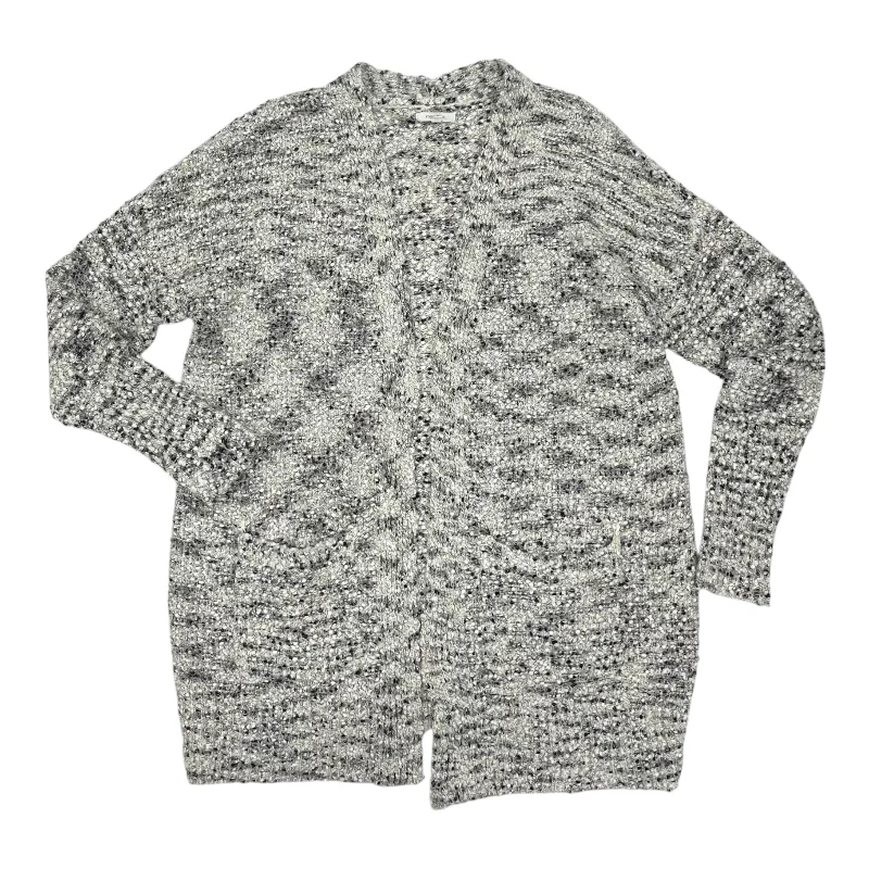 Special Savings Sweater Cardigan By Maurices In Cream & Grey, Size:L