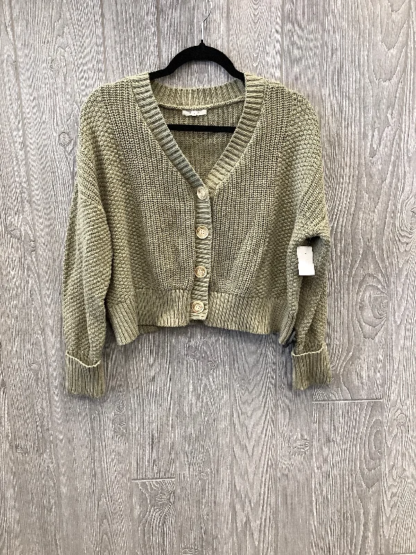 Grand Opening Sale Sweater Cardigan By Maurices In Green, Size: M
