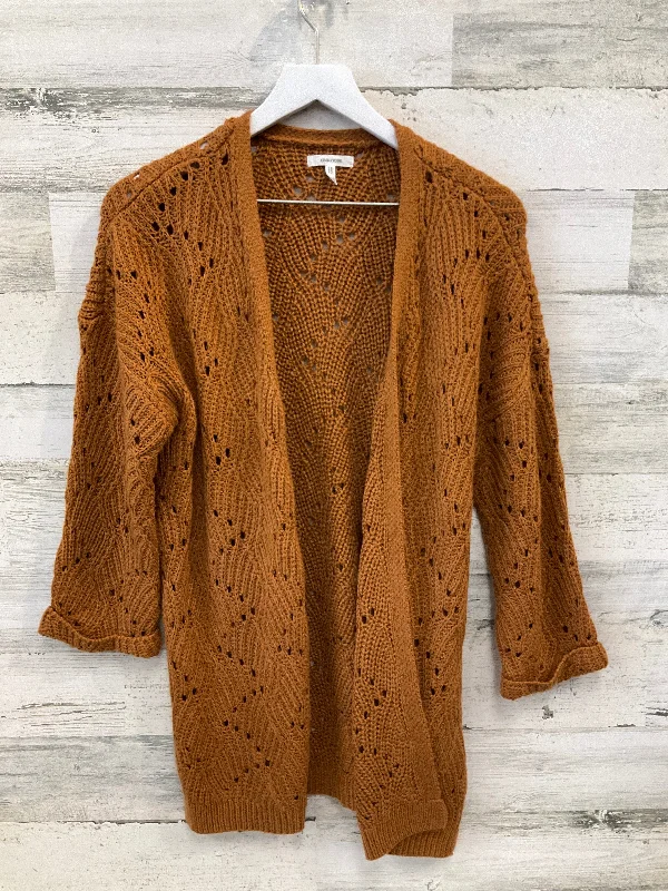 Anniversary Sale Sweater Cardigan By Maurices In Orange, Size: L