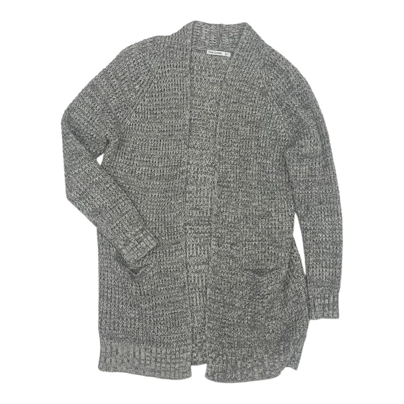 Today's Special Sweater Cardigan By Pink Clover In Grey, Size:S