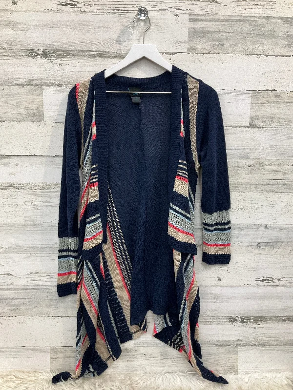 Savings Bonanza Sweater Cardigan By Rue 21 In Navy, Size: 1x