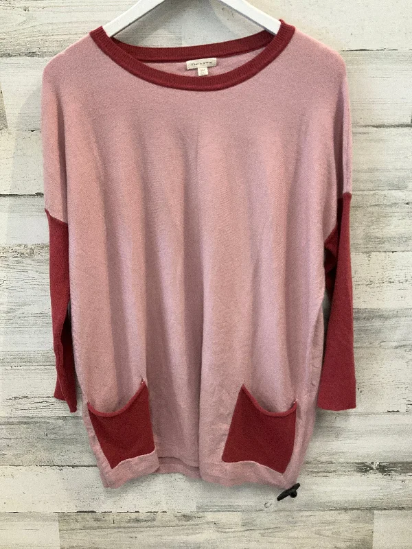 Super Sale Sweater Cardigan By Tea N Rose In Pink, Size: M