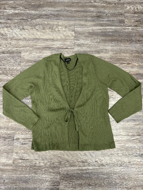 Big Discounts Sweater Cardigan By Torrid In Green, Size: 2x
