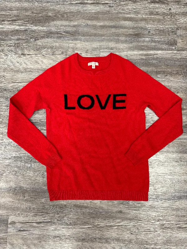 Bargain Bin Sweater Cashmere By Philosophy In Red, Size: S