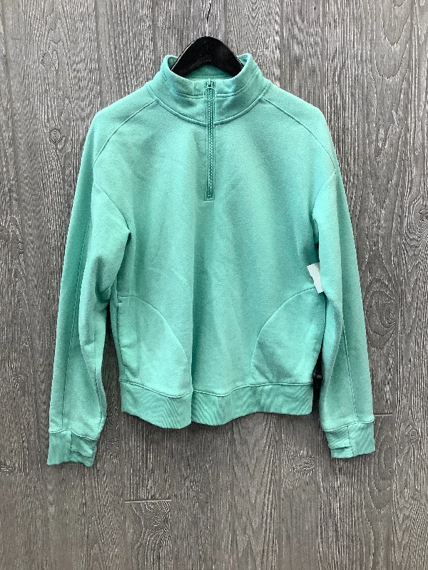 Bargain Prices Sweatshirt Collar By Tek Gear In Green, Size: M