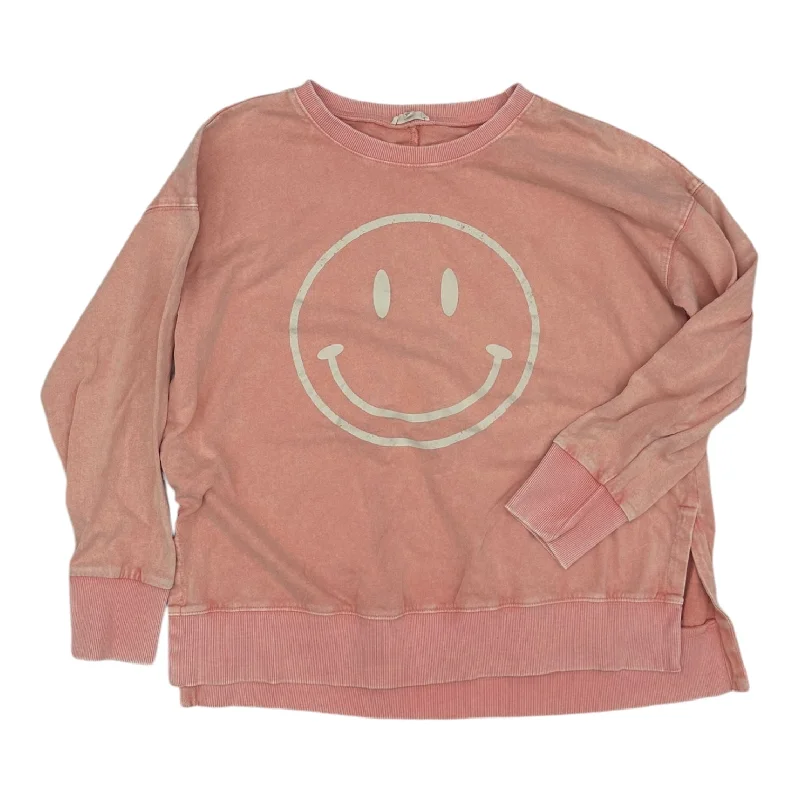 Anniversary Sale Sweatshirt Crewneck By Easel In Pink, Size:M