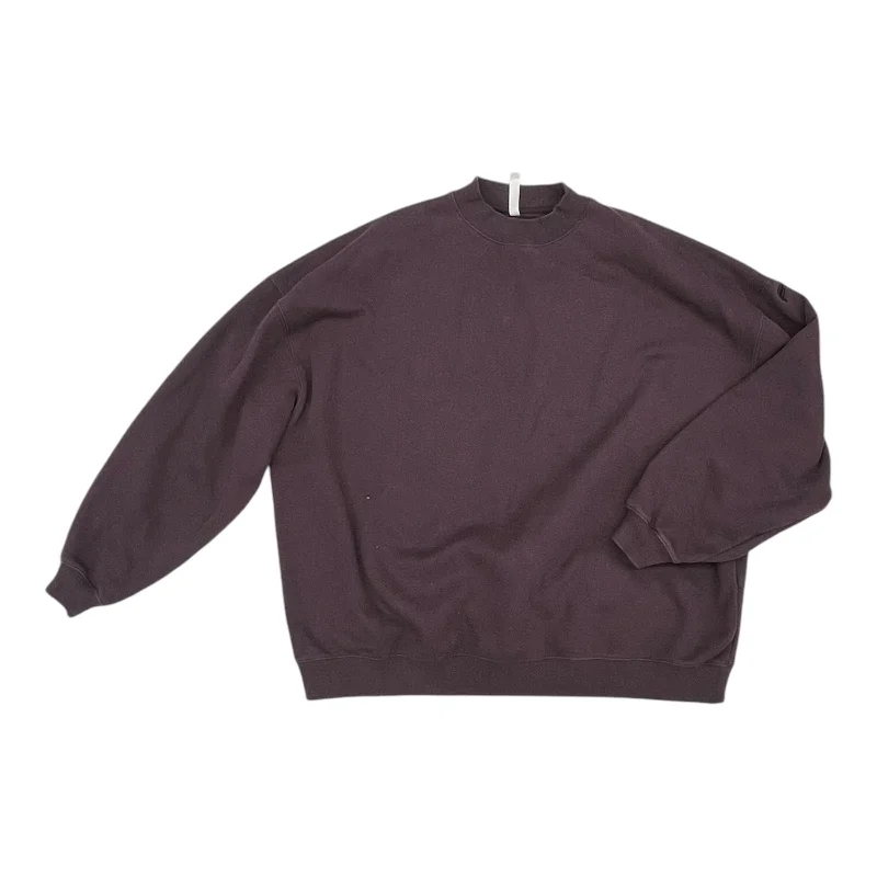 Mega Sale Sweatshirt Crewneck By Fabletics In Purple, Size:M