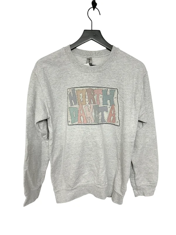 Today Only Sweatshirt Crewneck By Gildan In Grey, Size: S