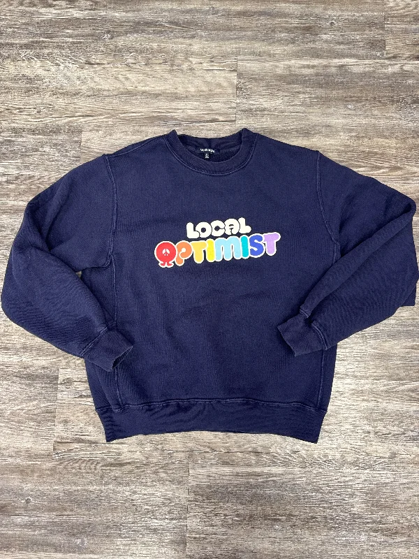 Savings Spectacular Sweatshirt Crewneck By Madhappy In Navy, Size: S