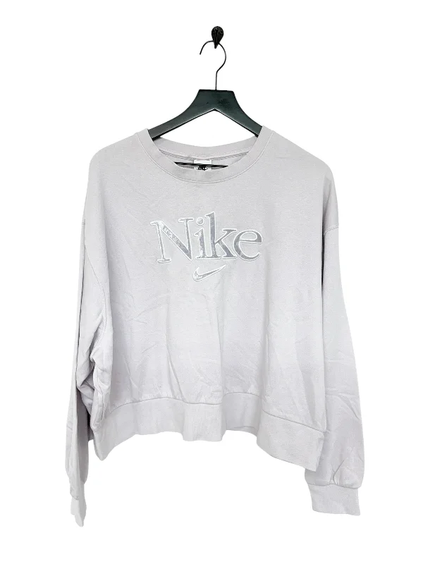 TIME-Limited Offer Sweatshirt Crewneck By Nike Apparel In Pink, Size: 1x