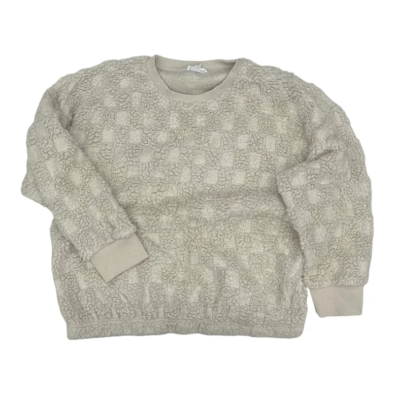 Markdowns Sweatshirt Crewneck By Olive And Oak In Cream, Size:Xl