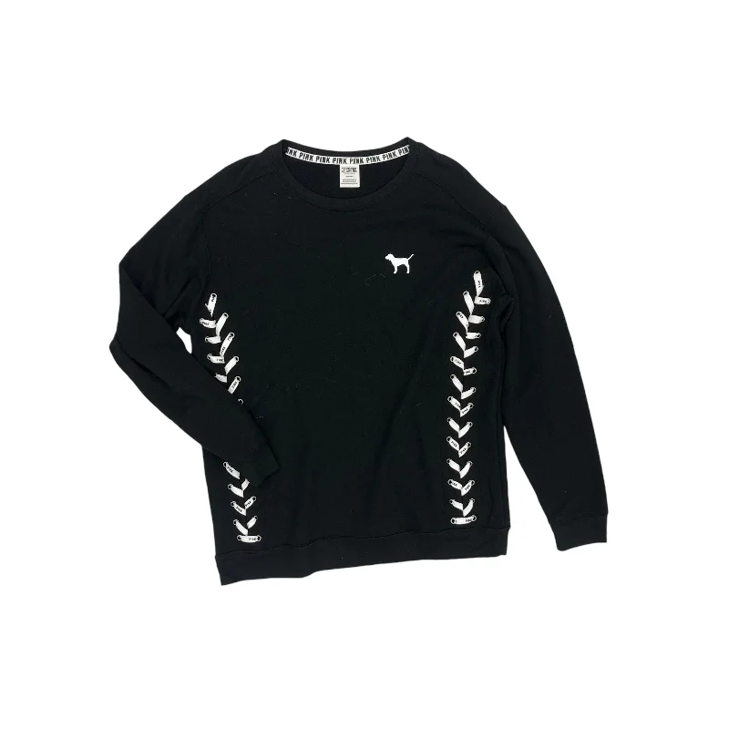 Deal Dash SWEATSHIRT CREWNECK by PINK In BLACK, Size: M
