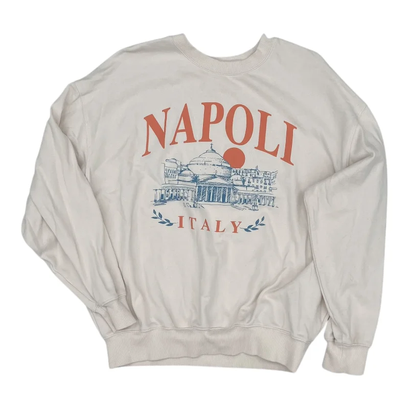 Quick Sale Sweatshirt Crewneck By Tres Bien In Cream, Size:M