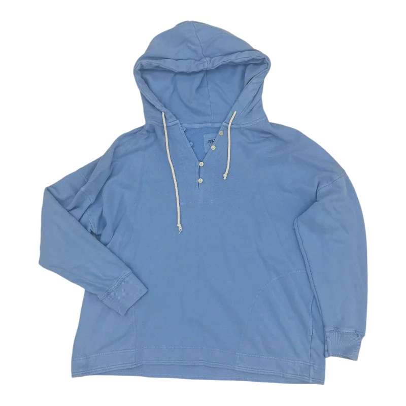 Lowest Price Sweatshirt Hoodie By Aerie In Blue, Size:M