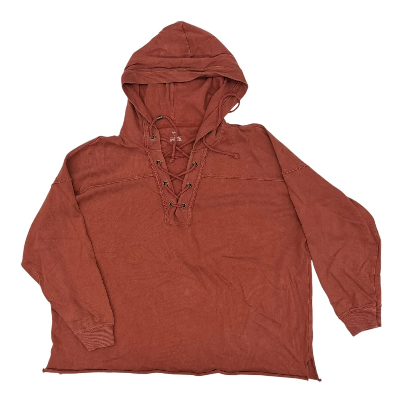 Limited Stock Sweatshirt Hoodie By Aerie In Red, Size:S