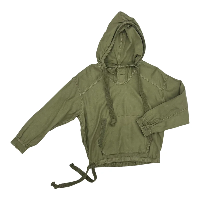 Online Only Sweatshirt Hoodie By American Eagle In Green, Size:Xs
