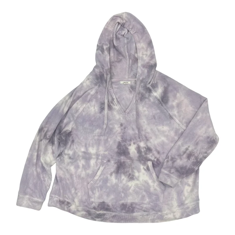 Closeout Sweatshirt Hoodie By Maurices In Purple, Size:1X