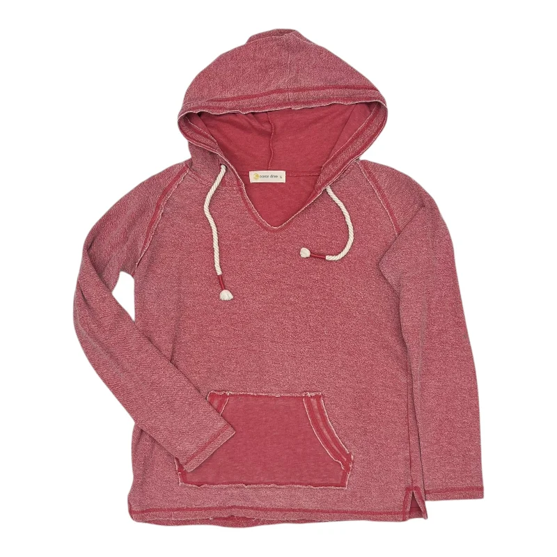 Customer Appreciation Sale Sweatshirt Hoodie By Ocean Drive In Red, Size:L