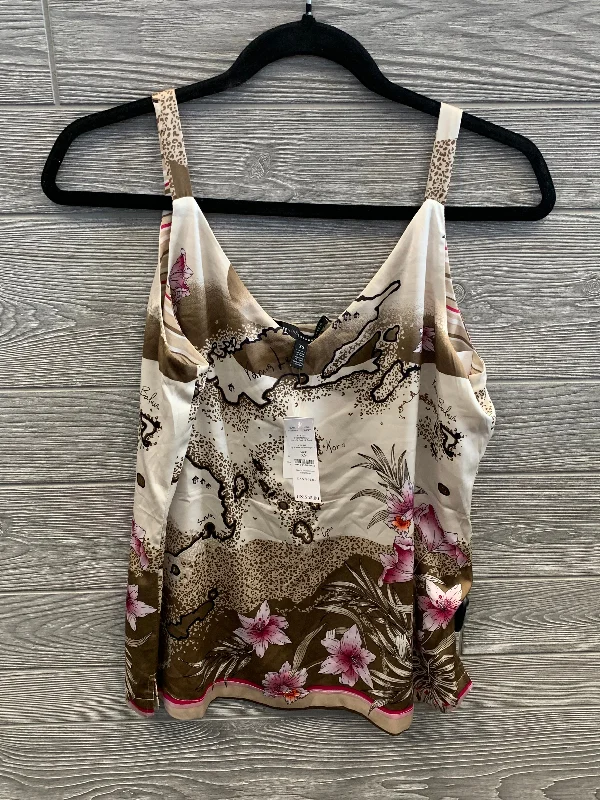 Limited Edition Tan Blouse Sleeveless White House Black Market, Size Xs