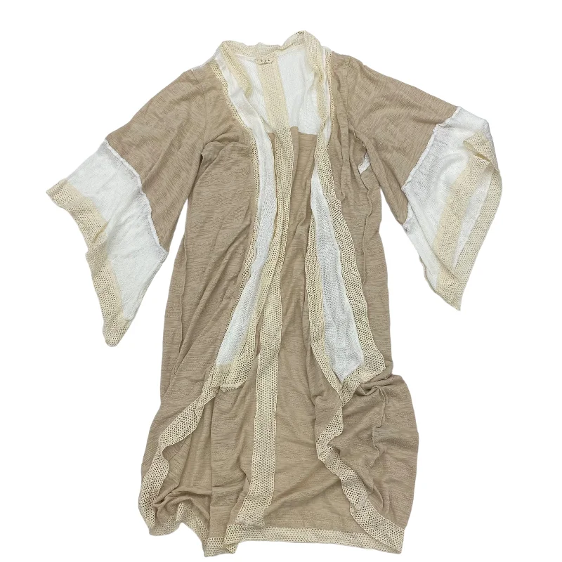 Low Prices Tan Cardigan Pol, Size L