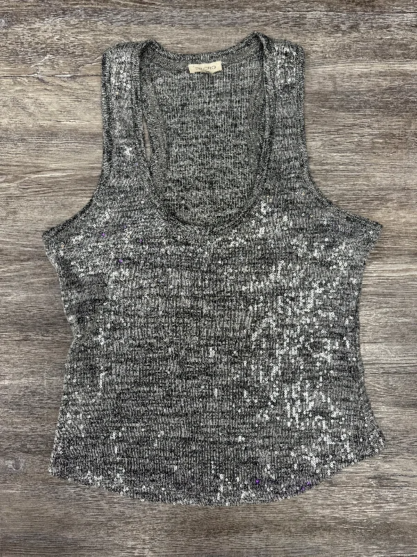 Closeout Tank Top By Pilcro In Silver, Size: M