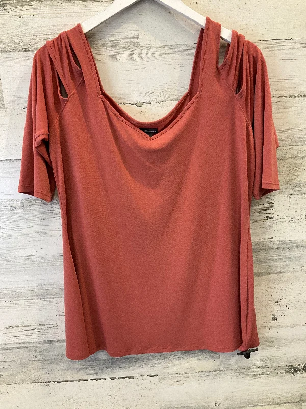 Early Bird Discount Top 3/4 Sleeve By Bold Elements In Pink, Size: Xl