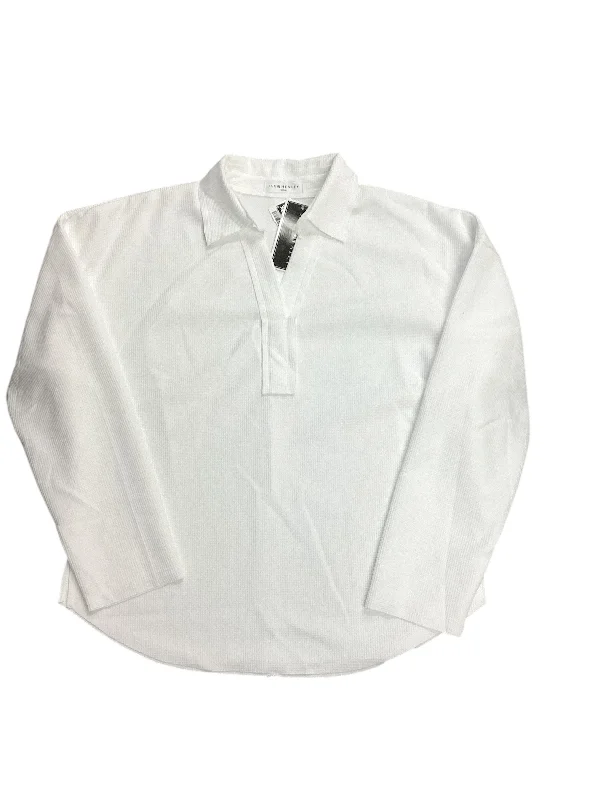 Savings Spectacular Top Long Sleeve By Cmc In White, Size: M