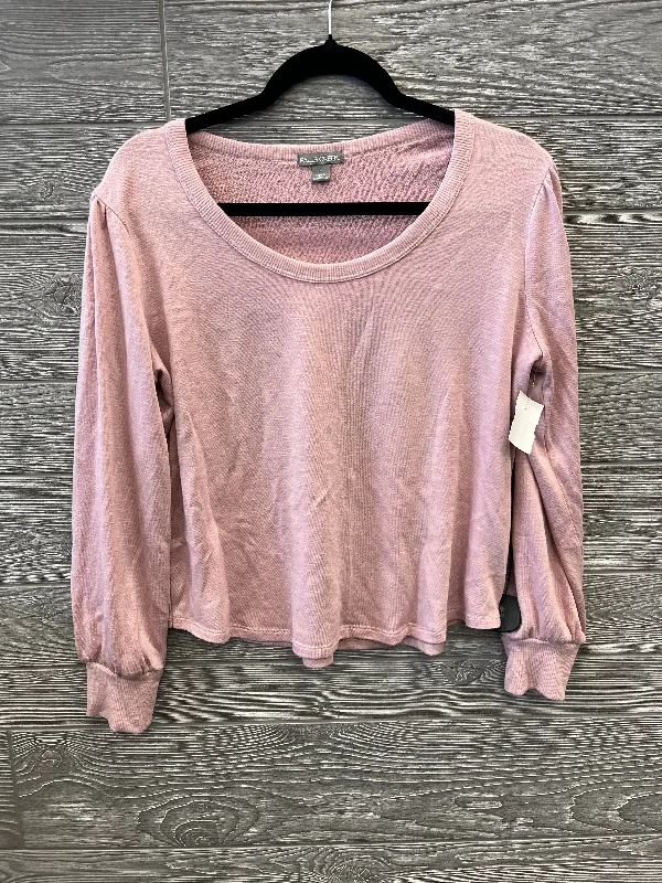 Grand Opening Sale Top Long Sleeve By Falls Creek In Pink, Size: L