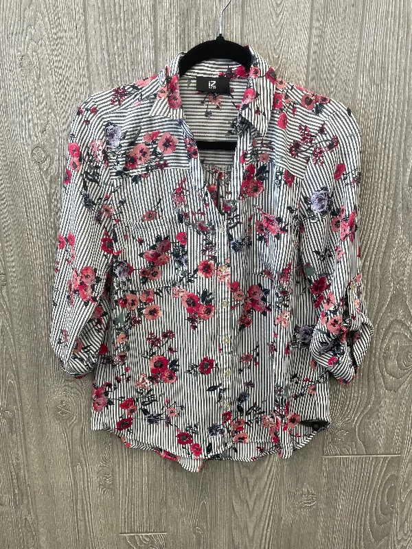 Low Prices Top Long Sleeve By Iz Byer In Striped Pattern, Size: S