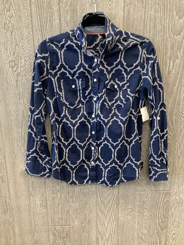 Early Access Top Long Sleeve By St Johns Bay In Blue, Size: M