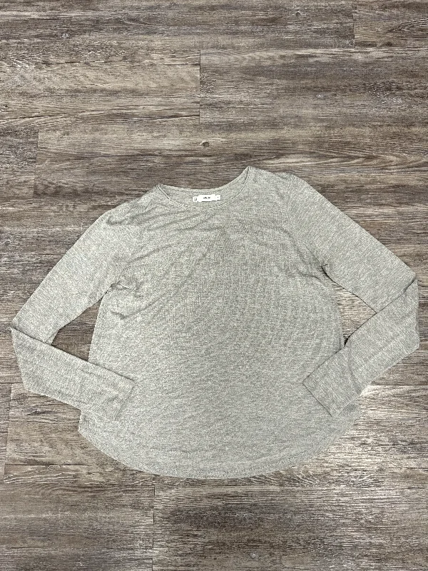 Blowout Deals Top Long Sleeve By Vince In Grey, Size: S
