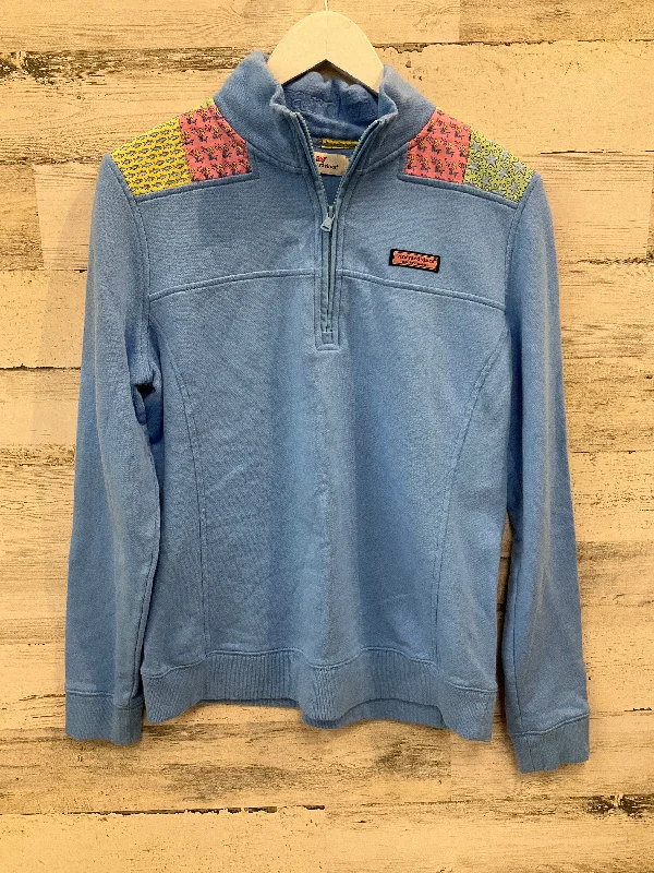 Deal Dash Top Long Sleeve By Vineyard Vines In Blue, Size: M