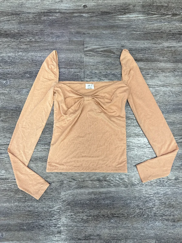 Overstock Top Long Sleeve By Wilfred In Coral, Size: Xxs