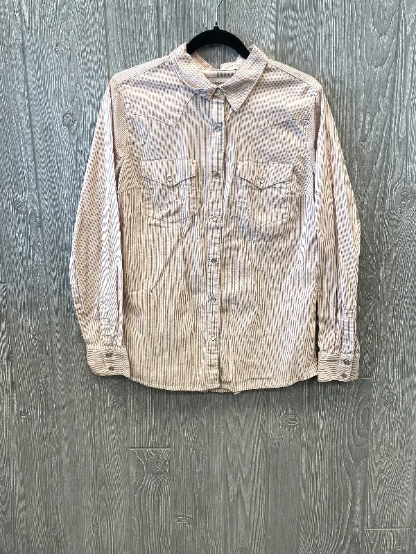 Take Advantage Top Long Sleeve By Wrangler In Red, Size: M