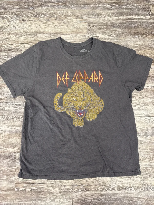 Lowest Prices Top Short Sleeve By Abercrombie And Fitch In Grey, Size: Xl