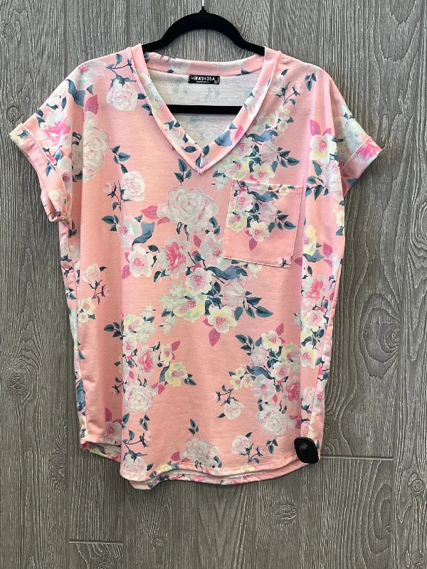 Price Rollback Top Short Sleeve By Heimish Usa In Pink, Size: M