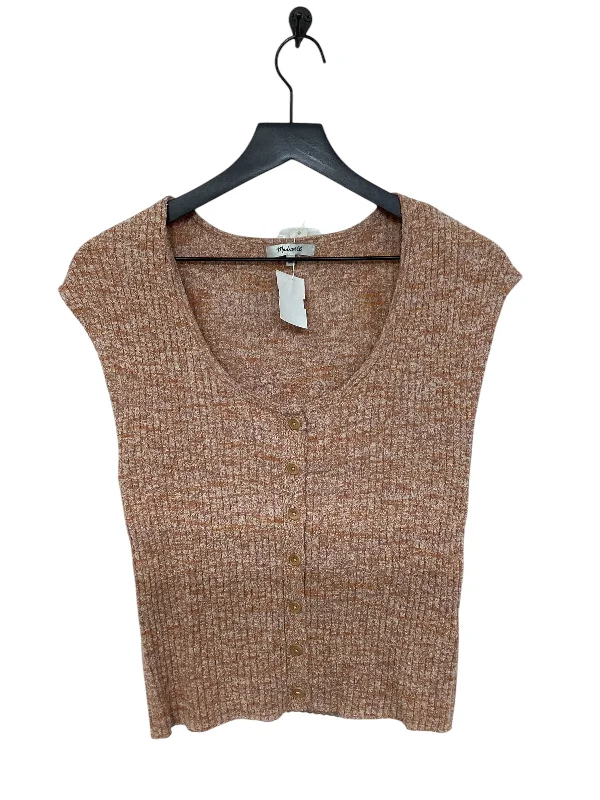 Crazy Deals Top Short Sleeve By Madewell In Orange, Size: M