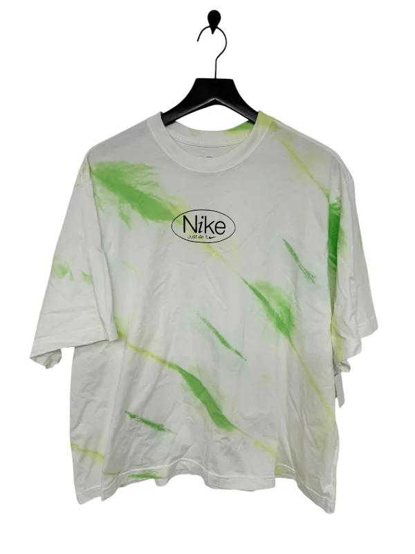 Take Advantage Top Short Sleeve By Nike Apparel In Tie Dye Print, Size: Xl